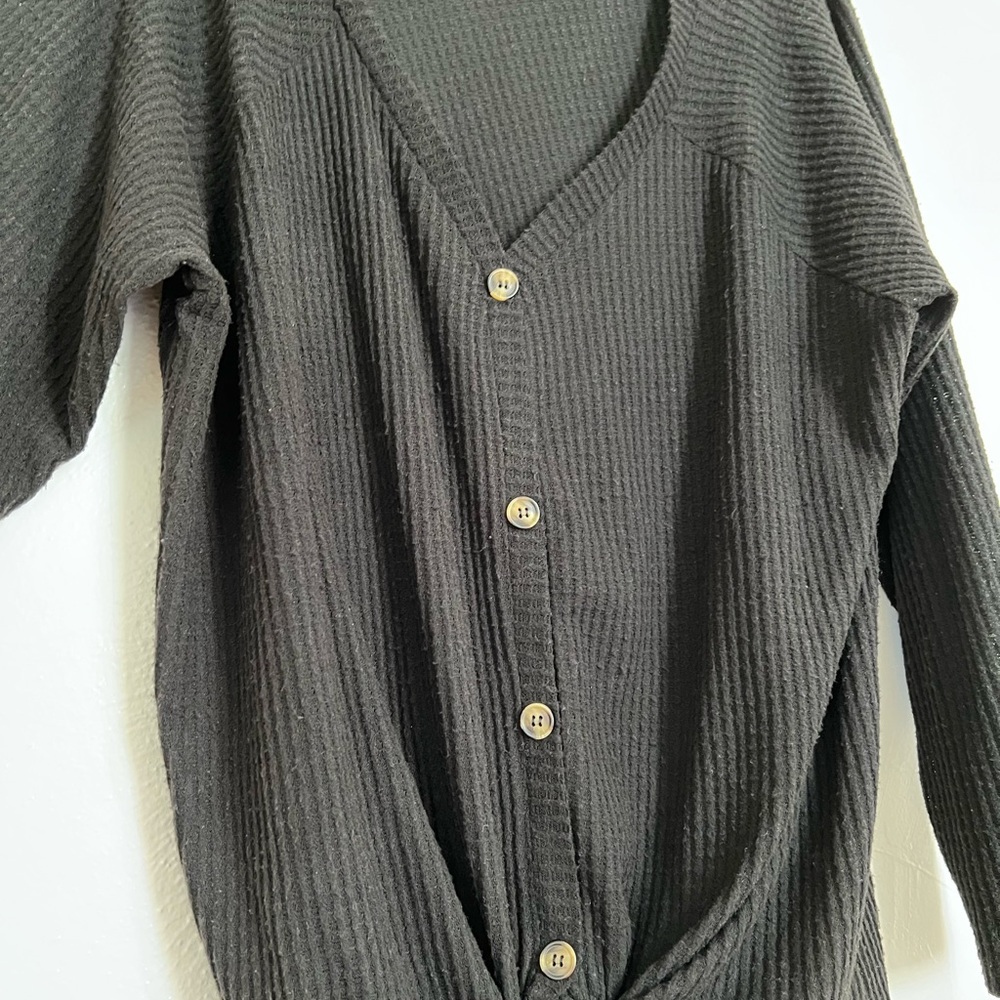 Torrid waffle knit top